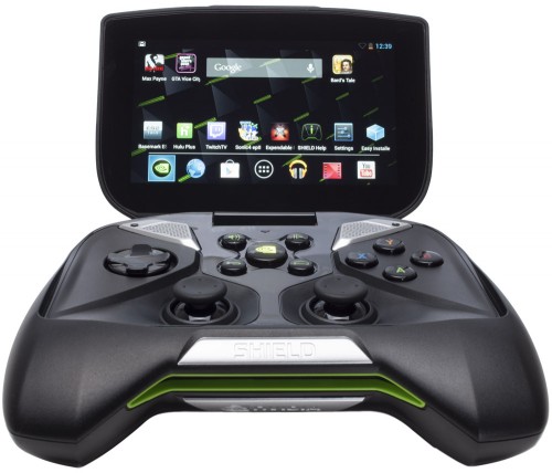 Der Homescreen der NVIDIA Shield - Android Standardkost