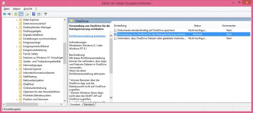 Der Group Policy Editor gpedit.msc