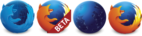 Logos verschiedener Firefox Kanäle