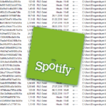 Spotify Cache Dateien Logo