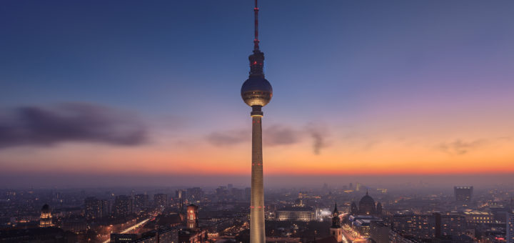 Blaue Stunde, Alexanderplatz Aussichtsplattform
